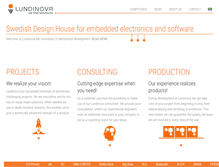 Tablet Screenshot of lundinova.eu